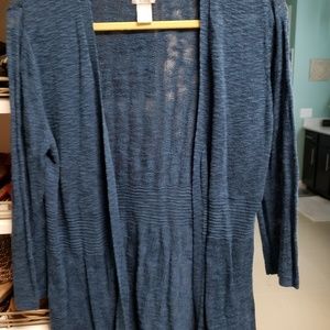 CHICO'S INDIGO BLUE SWEATER